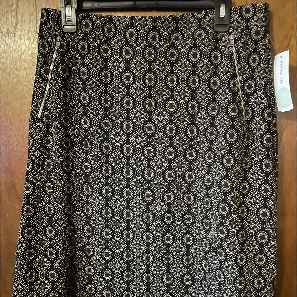 LeLis Maura Zip Pocket Detailed Skirt, XL, NWT